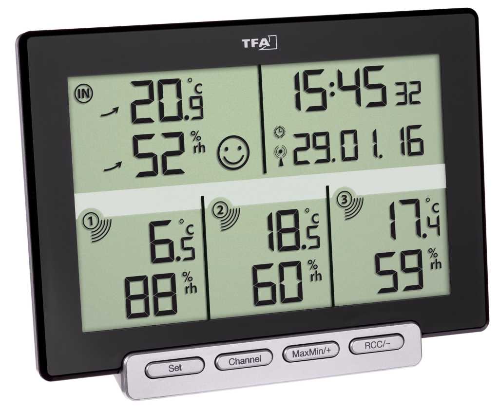 Bild von „Multi-Sens ” Funk-Thermo-Hygrometer 30.3057.01