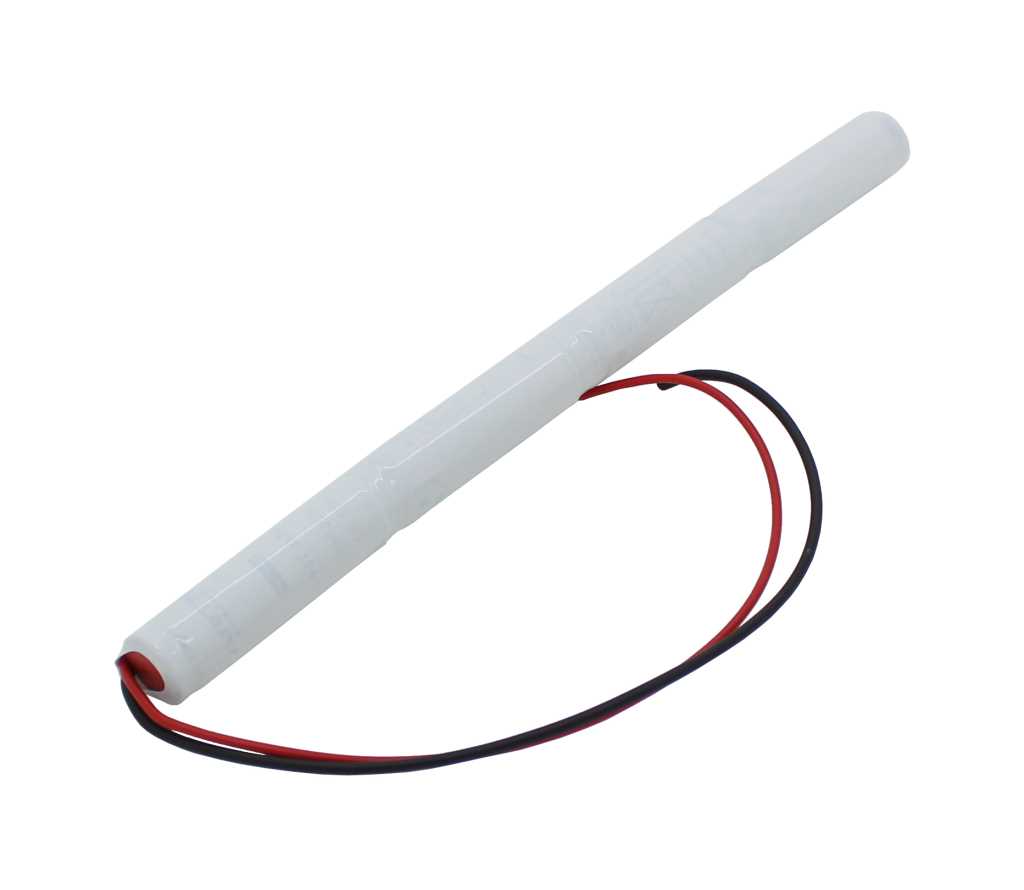 Bild von Notleuchtenakku NiCd 4,8V 800mAh L1x4 Mignon AA mit 200mm Kabel einseitig ersetzt Saft 400.66.070.557