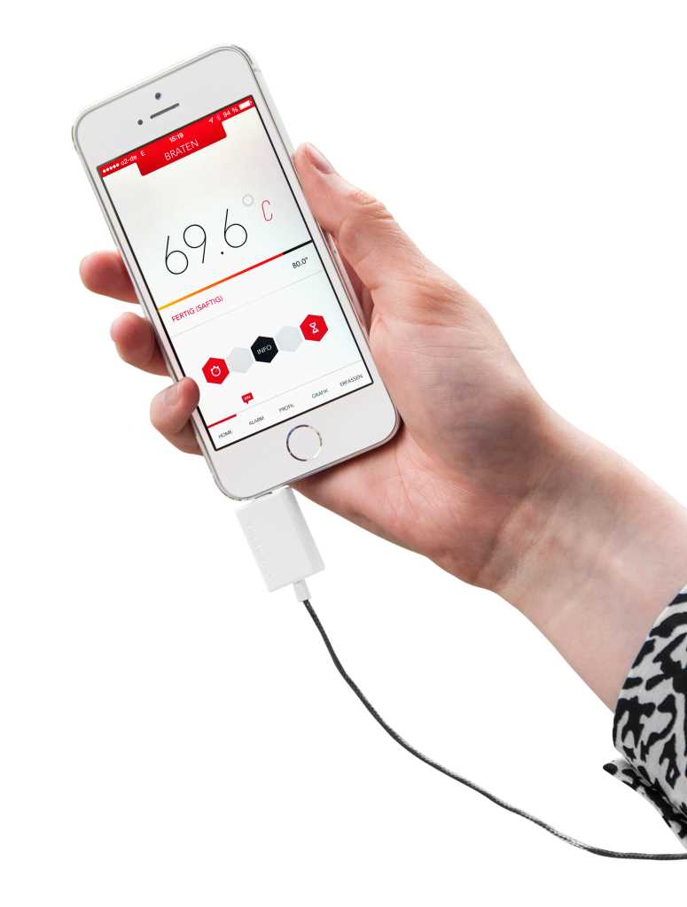 Bild von „Thermowire®”Gourmet-Thermometer für Smartphones