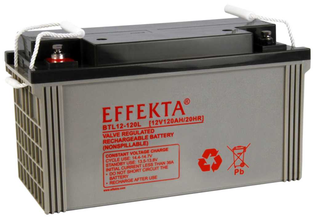 Bild von Effekta BTL12-120L 12V 120Ah Longlife