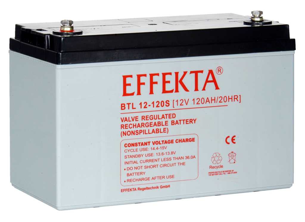 Bild von Effekta BTL12-120S 12V 120Ah Longlife