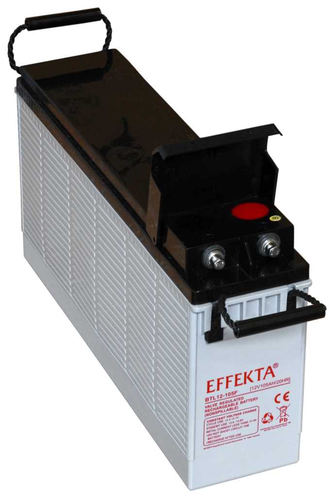 Bild von Effekta BTL12-105F 12V 105Ah Longlife Frontterminal