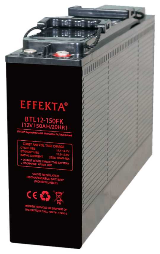 Bild von Effekta BTL12-150FK 12V 150Ah Longlife Frontterminal