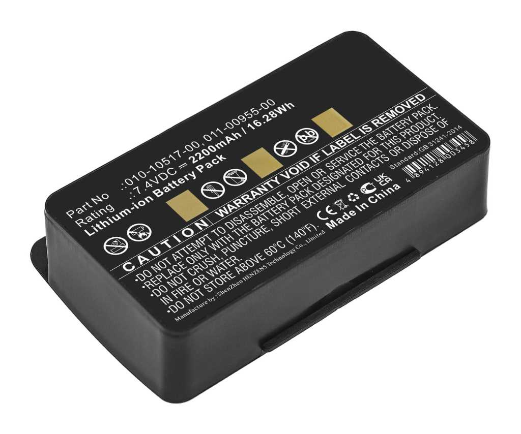 Bild von PDA-Akku LiIon 7,4V 2200mAh ersetzt Garmin 010-10517-00