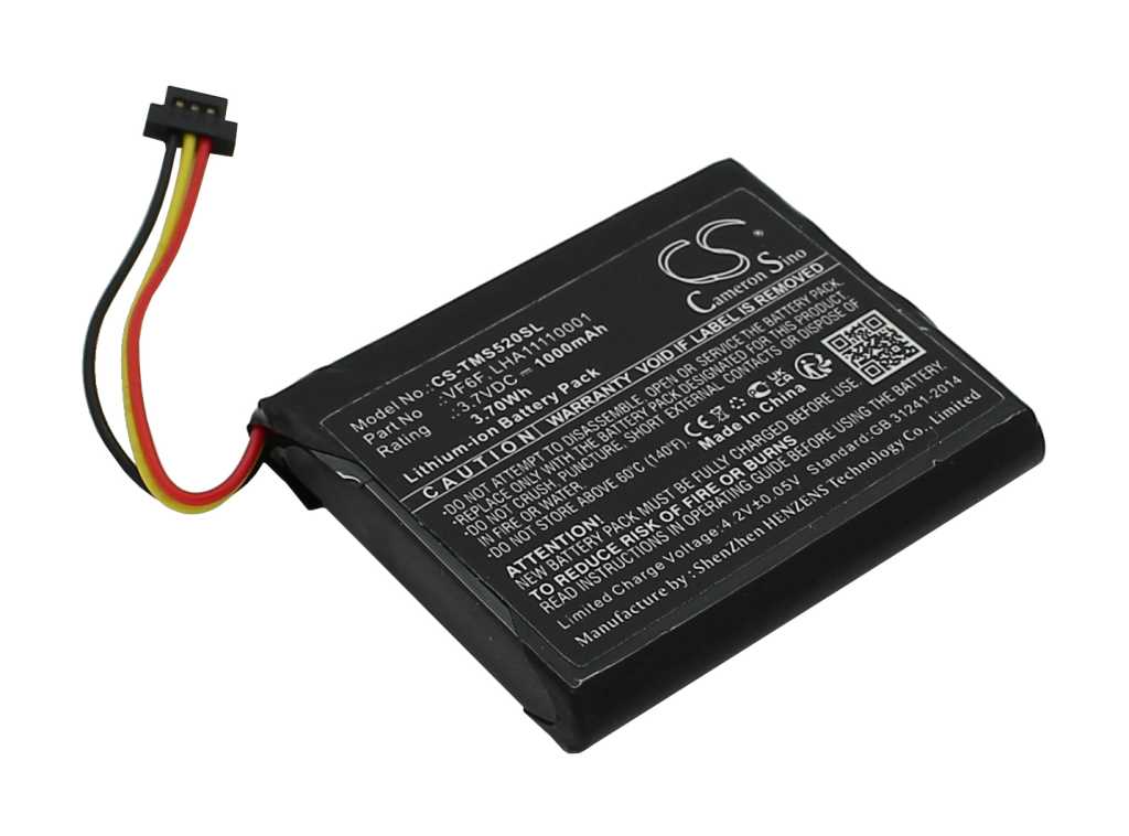 Bild von PDA-Akku LiIon 3,7V 1000mAh ersetzt TomTom VF6F