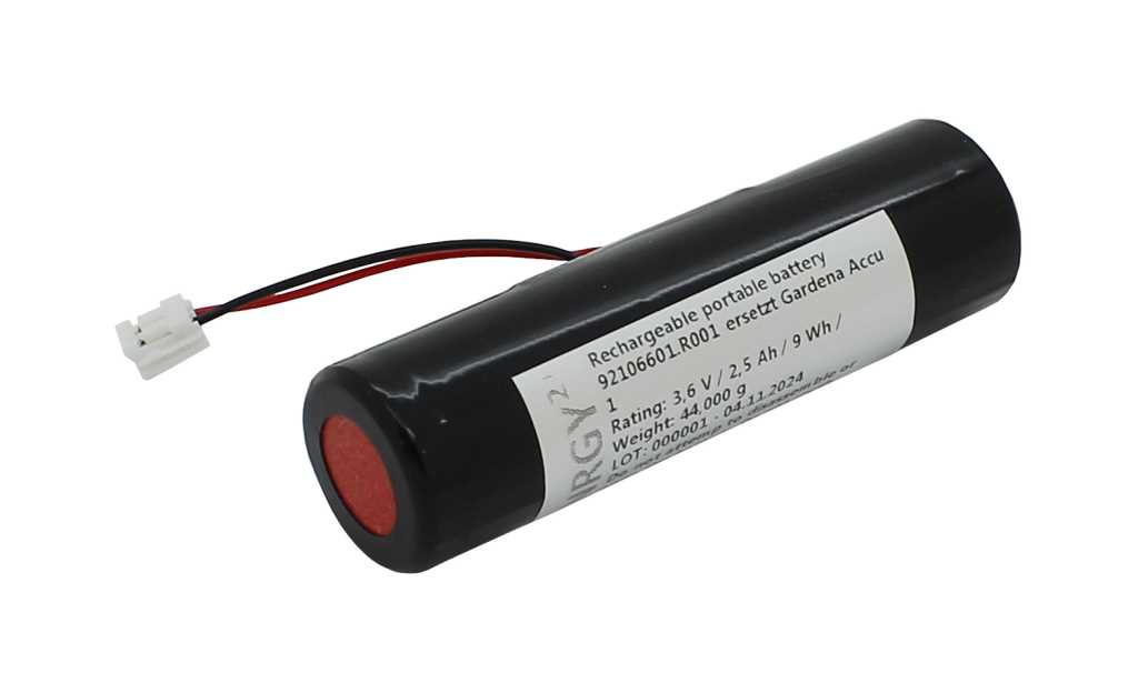 Bild von Gartengeräteakku LiIon 3,6V 2500mAh passend für Gardena Grasschere ClassicCut  8885-20