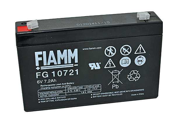 Bild von Fiamm FG10721 6V 7,2Ah