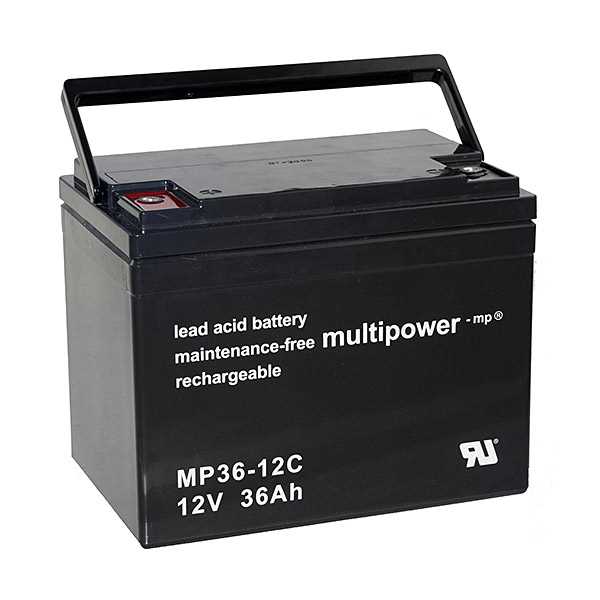 Bild von Multipower MP36-12C 12V 36Ah zyklenfest